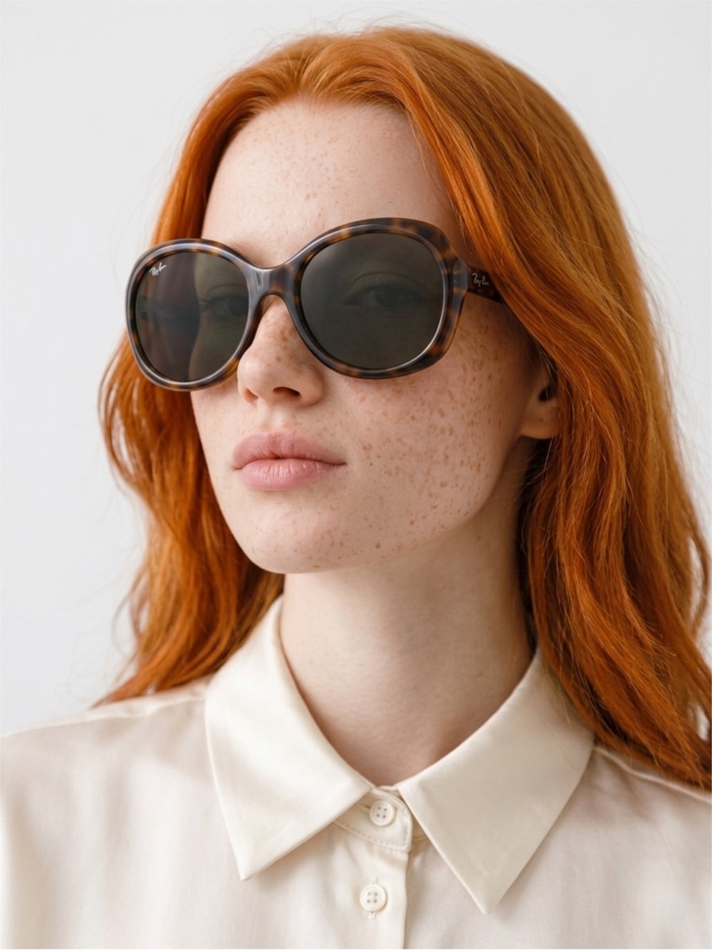 Ray-Ban Brown Oversized Sunglasses